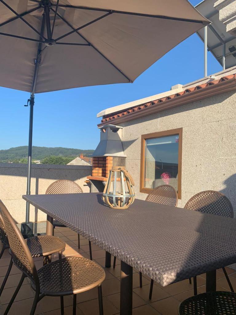 "Sanxenxo Holidays" Atico Con Garaje, Barbacoa Y Piscina A 5 Min Del Centro Екстер'єр фото